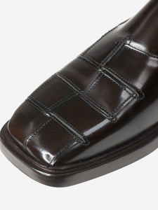 Hereu Dark brown Interwoven loafers - size EU 38