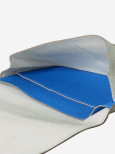 Hermes Grey 2011 flap leather wallet