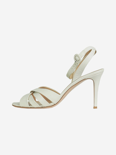 Ivory leather strappy sandal heels - size EU 40 Heels Gianvito Rossi 
