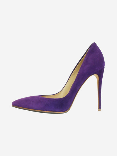 Purple suede pumps - size EU 36.5 (UK 3.5) Heels Dolce & Gabbana 