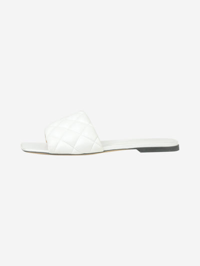 White Padded flat sandals - size EU 37 Flat Sandals Bottega Veneta 