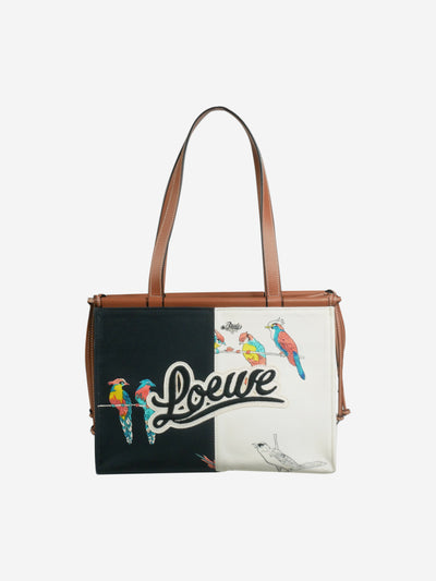 Multicolour Paula’s Ibiza printed canvas tote Tote Bags Loewe 