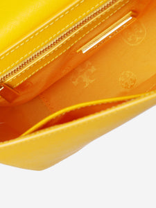 Tory Burch Yellow leather shoulder bag