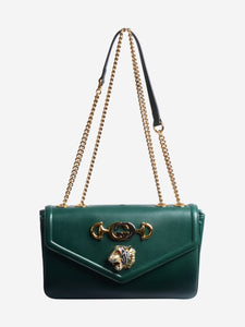 Gucci Dark green Rajah chain shoulder bag