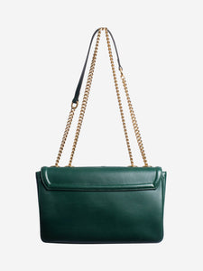 Gucci Dark green Rajah chain shoulder bag