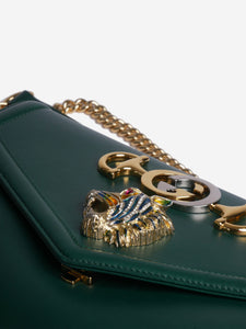 Gucci Dark green Rajah chain shoulder bag