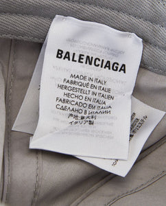 Balenciaga Grey adjustable hat