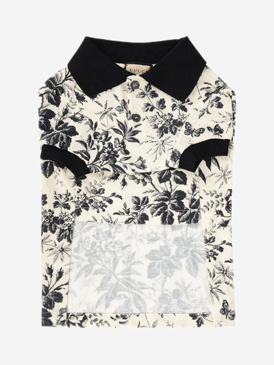 Cream Herbarium pet polo shirt - size M Tops Gucci 