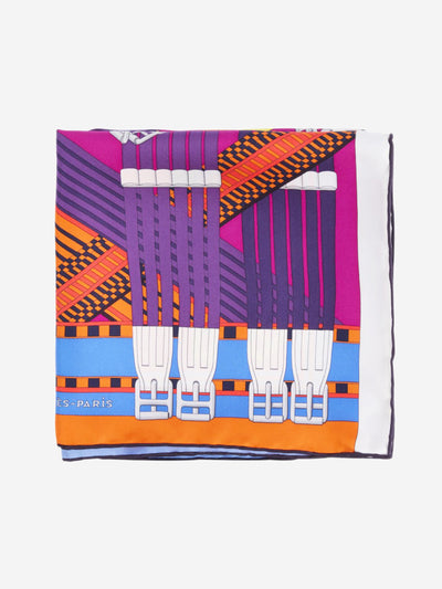 Multicolour Double Sangle silk scarf Scarves Hermes 