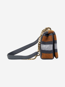 Burberry Brown small Lola wool crossbody bag