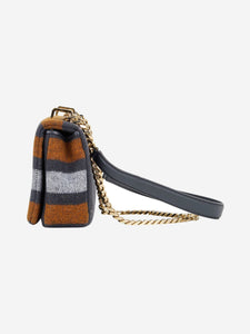 Burberry Brown small Lola wool crossbody bag