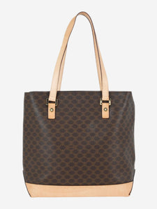 Celine Brown Vintage Open tote