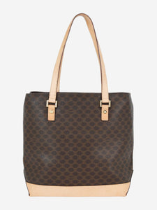 Celine Brown Vintage Open tote