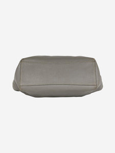 Coach Grey turnlock tote bag