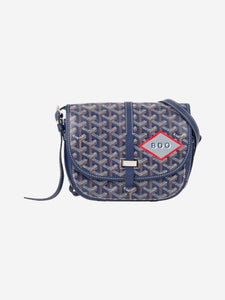 Goyard Blue Belvedere PM crossbody bag