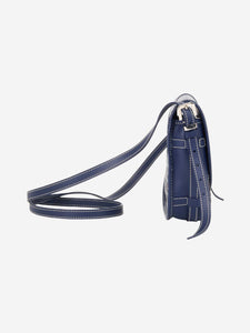 Goyard Blue Belvedere PM crossbody bag