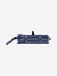 Goyard Blue Belvedere PM crossbody bag