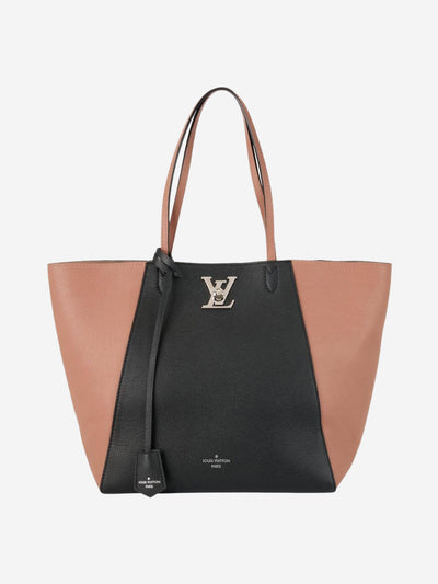 Black 2016 Lockme Cabas tote bag Tote Bags Louis Vuitton 