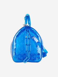 Louis Vuitton Blue Keepall 55 Bandouliere bag