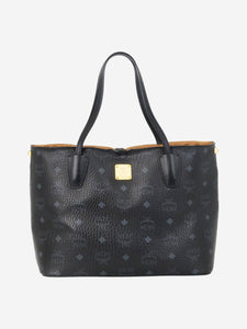 MCM Black leather tote bag