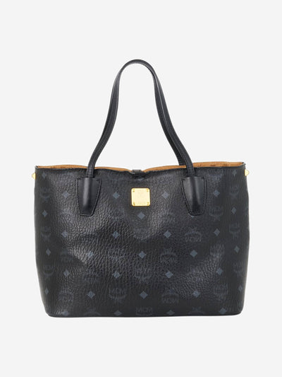 Black leather tote bag Tote Bags MCM 