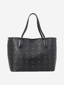 MCM Black leather tote bag