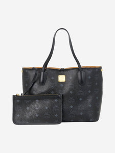 MCM Black leather tote bag
