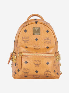 MCM Brown XMini stark backpack