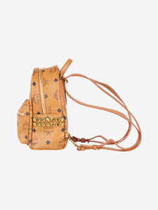 MCM Brown XMini stark backpack