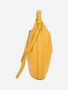 Mulberry Yellow Selby Hobo leather bag