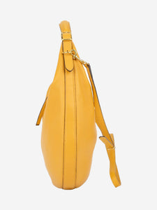 Mulberry Yellow Selby Hobo leather bag