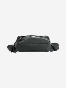 Prada Black Logo plaque belt bag