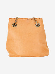 Stella McCartney Orange Falabella bucket bag