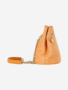 Stella McCartney Orange Falabella bucket bag