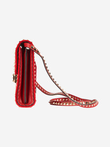 Valentino Red Rockstud No Limit shoulder bag