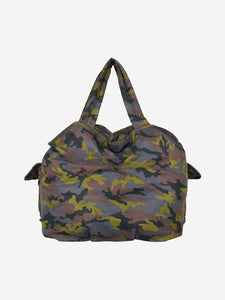 Vivienne Westwood Green Camouflage Weekender bag