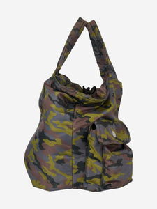 Vivienne Westwood Green Camouflage Weekender bag