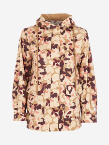 Moncler Beige camouflage Treberon parka - size XS