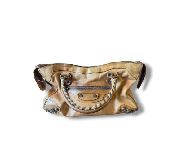 Tan vintage City shoulder bag product image