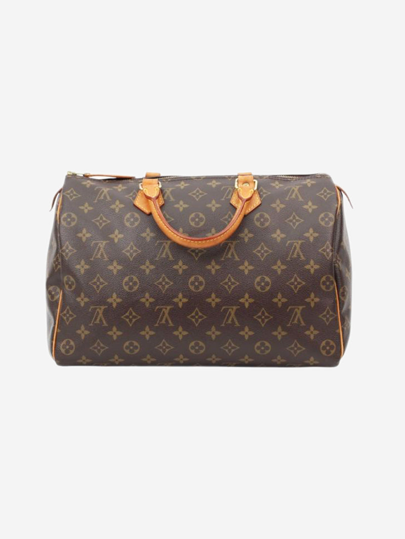 Brown Monogram Speedy 35 bag Top Handle Bags Louis Vuitton 