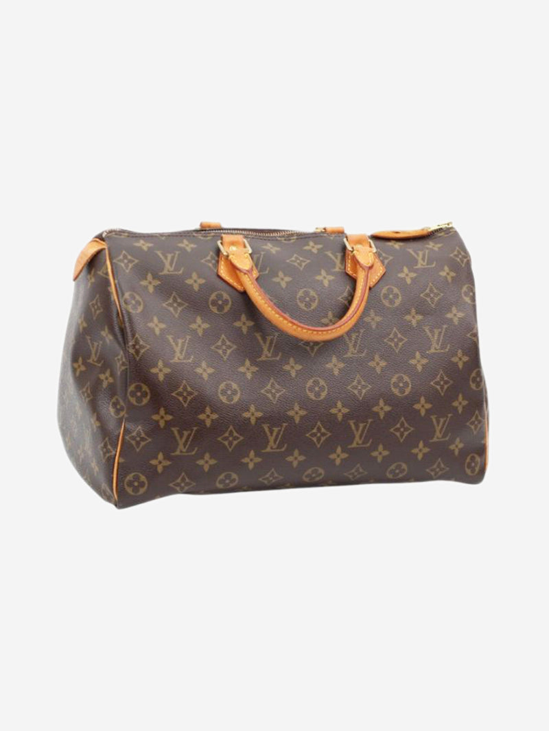 Brown Monogram Speedy 35 bag Top Handle Bags Louis Vuitton 