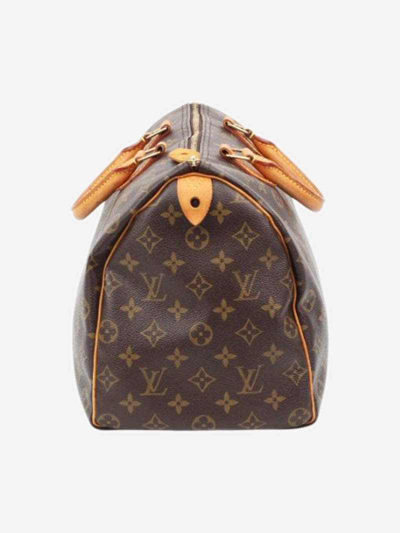 Brown Monogram Speedy 35 bag Top Handle Bags Louis Vuitton 