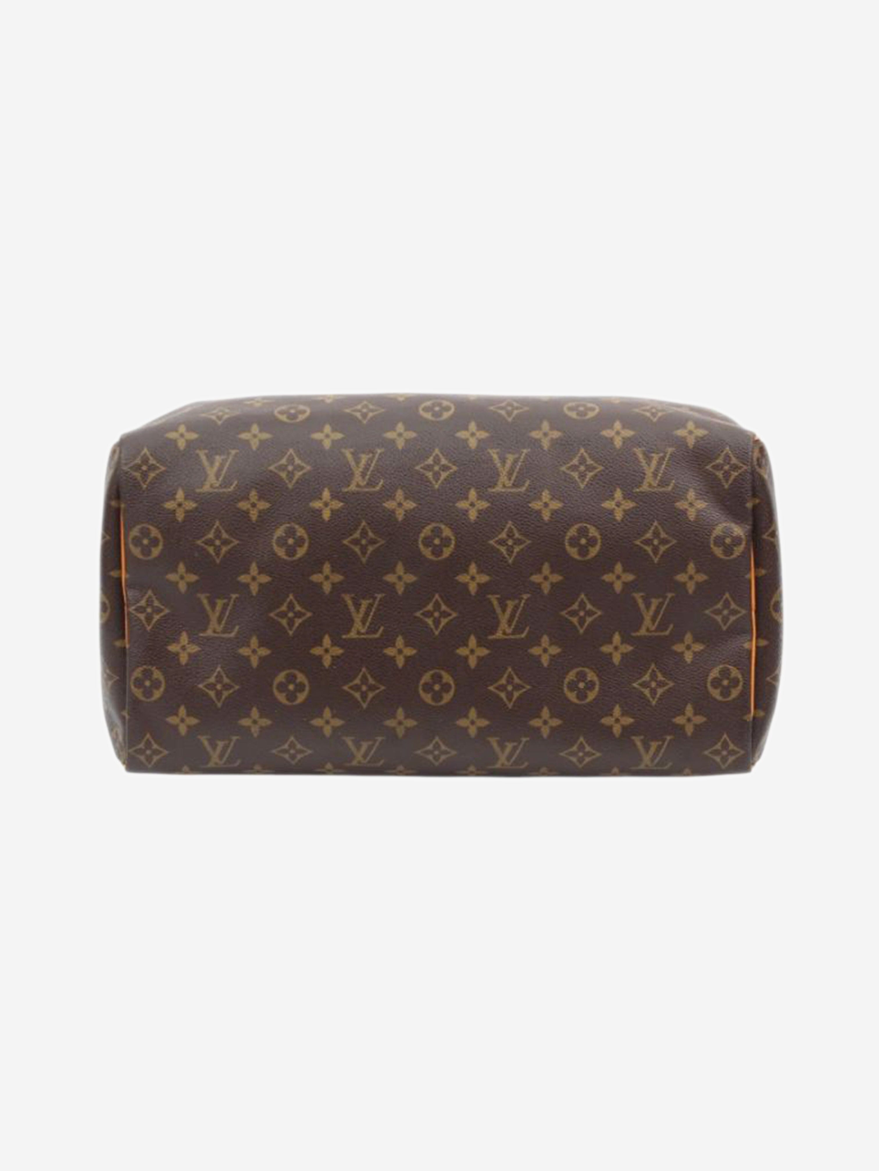 Brown Monogram Speedy 35 bag Top Handle Bags Louis Vuitton 