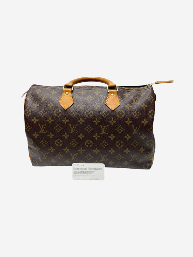 Brown Monogram Speedy 35 bag Top Handle Bags Louis Vuitton 