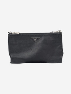 Black leather Vitello Danio bag Cross-body bags Prada 