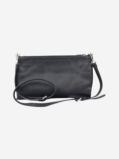 Black leather Vitello Danio bag Cross-body bags Prada 