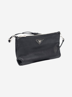 Black leather Vitello Danio bag Cross-body bags Prada 