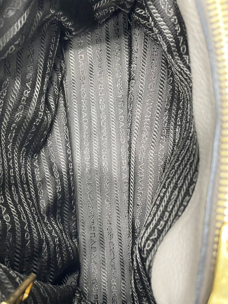 Grey leather Vitello bag Cross-body bags Prada 
