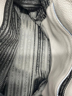 Grey leather Vitello bag Cross-body bags Prada 