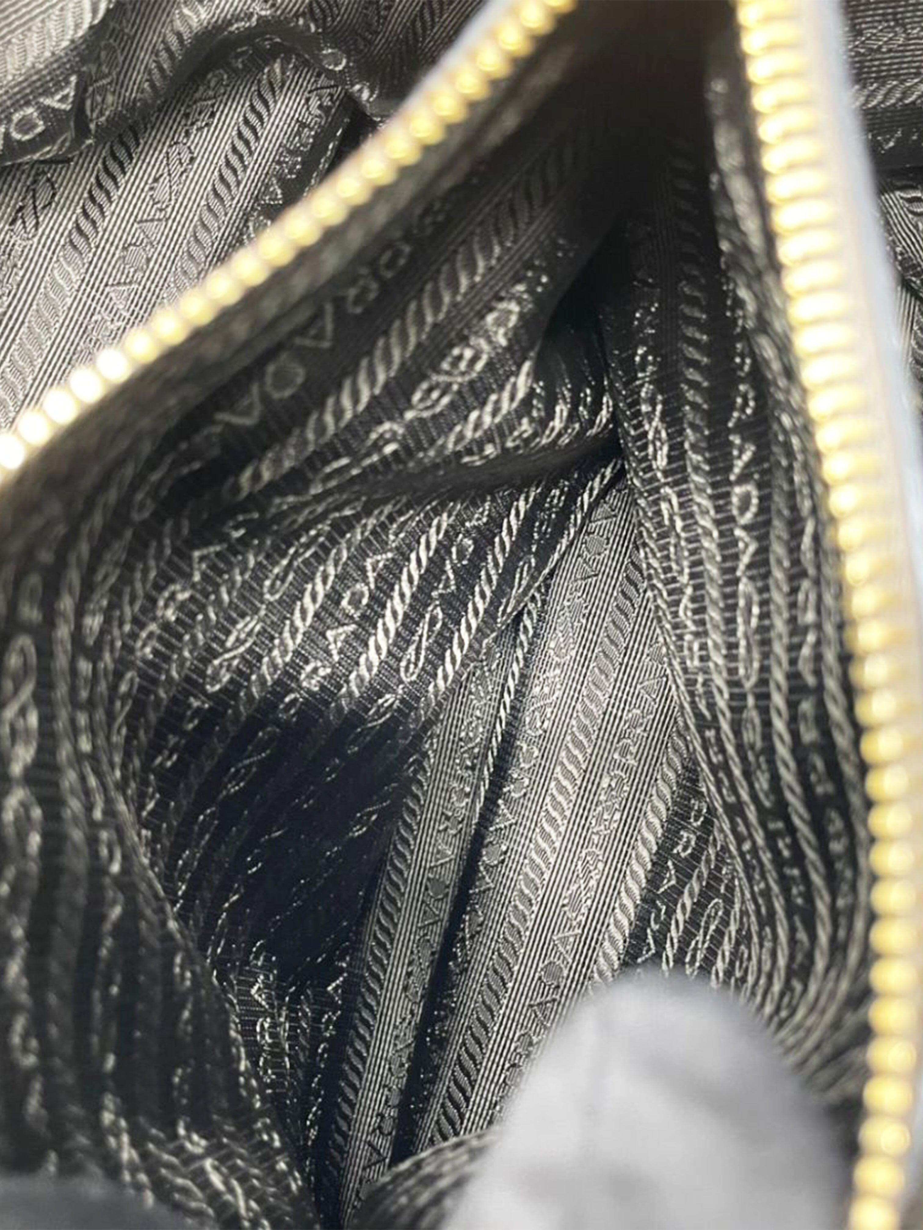 Grey leather Vitello bag Cross-body bags Prada 